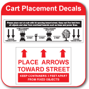 cart placement decals
