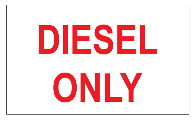 diesel-only-decal