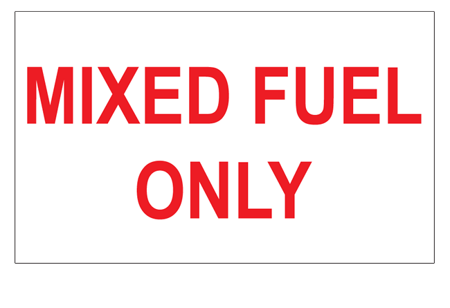 mixed-fuel-only-sticker