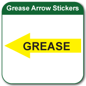 grease arrow sticker