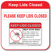 keep lids closed decals