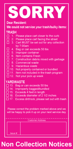 Non Collection Stickers