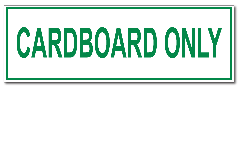 cardboard-only-sticker-green-and-white